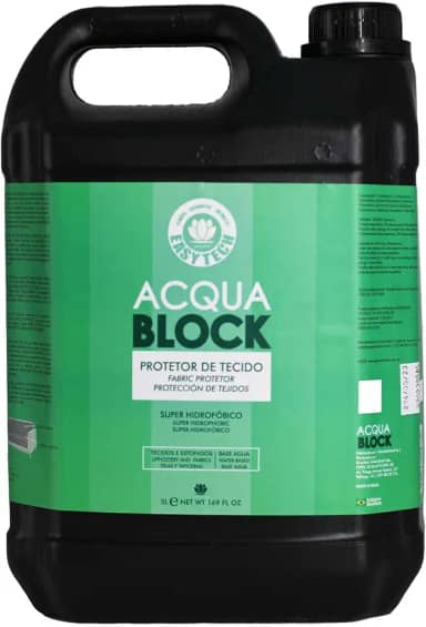 Impermeabilizante de Sofás e Tecidos Acqua Block 5L Easytech. Impermeabilizante a base D'agua