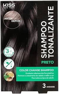 KISS NEW YORK Color Change Shampoo - Shampoo Tonalizante Preto