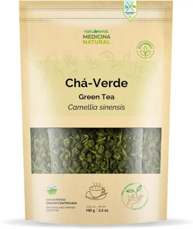 Chá Verde, Autêntico e Importado, Origem Controlada, Medicina Natural, 100g