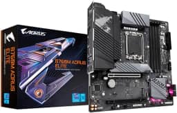 Placa Mãe Gigabyte B760M AORUS ELITE (rev. 1.0), LGA 1700, DDR5