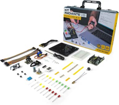 Kit Iniciante V8 para Arduino com BlackBoard UNO R3