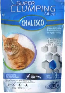Chalesco Sílica Super Clumping 1,8 kg para Gatos