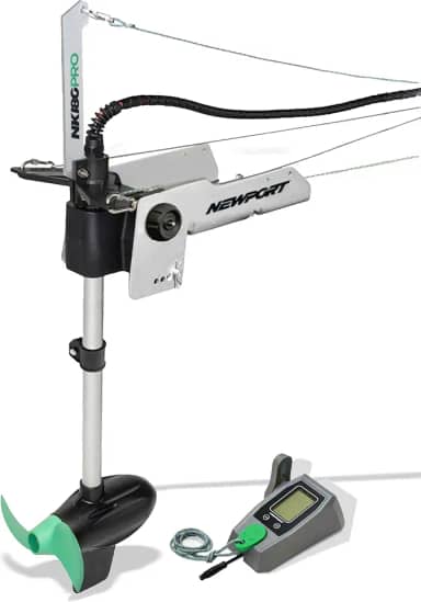 Newport Motor elétrico de caiaque NK180PRO - equivalente a 1,8 HP, acionamento direto sem escovas de 24 V, alcance estendido de até 160 km, precisão silenciosa e eficiência otimizada