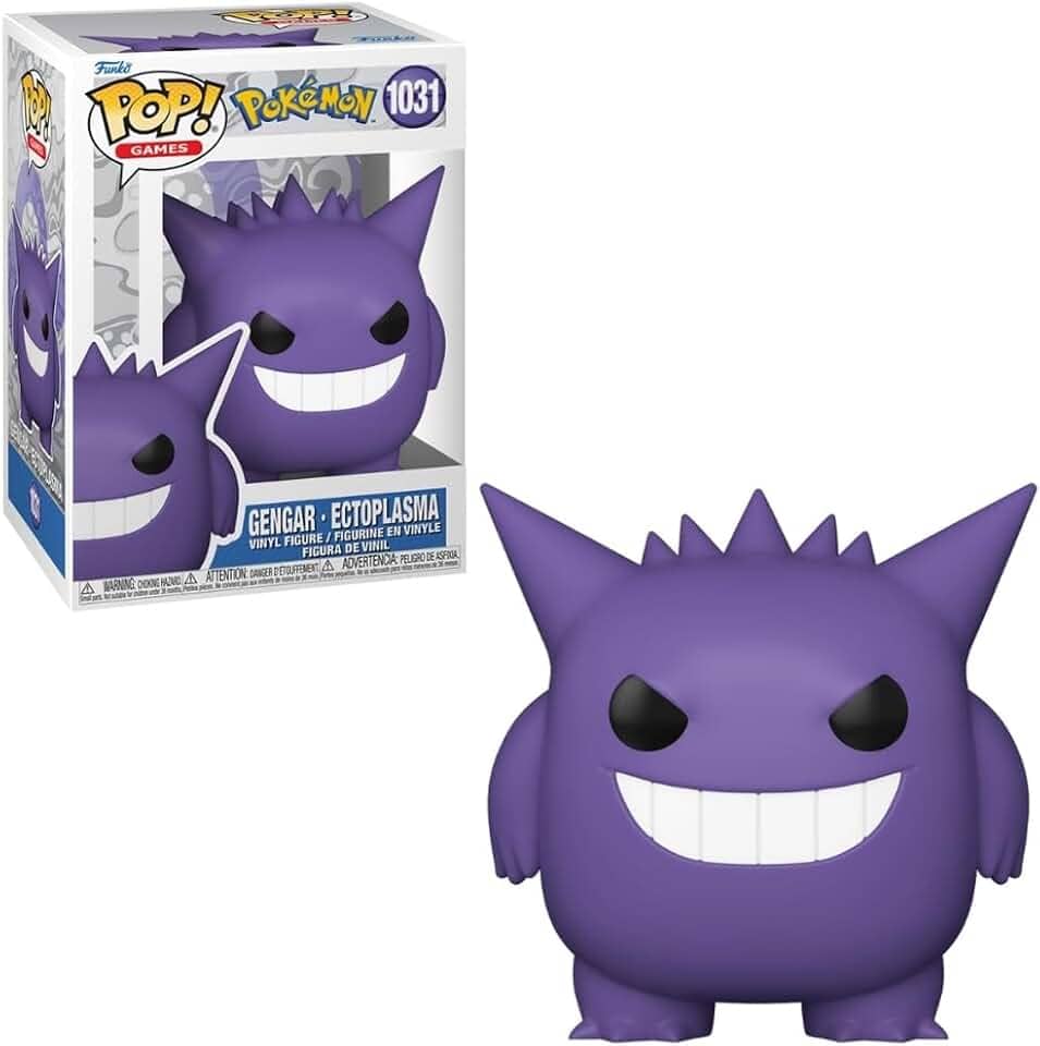 Candide, Boneco, Funko POP! Gengar, Pokémon - 9 cm