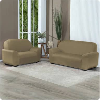 Capa Para Sofá Grossa em Malha Gel 2 e 3 Lugares Cores Diversas (Avela)