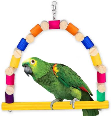 Balanço Para Papagaios Pássaros Calopsita Periquito Canario