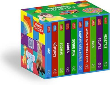 Coleção Primeira Biblioteca Volume 01 - Box com 10 Livrinhos