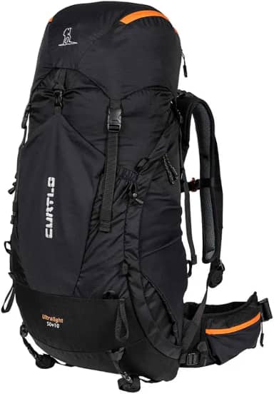 Mochila Cargueira Ultralight 50+10L - Preto