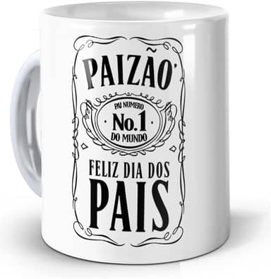 FJ Utilitys - Caneca Presente Para O Dia Dos Pais Paizão Nº1 do Mundo