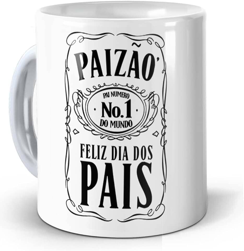 FJ Utilitys - Caneca Presente Para O Dia Dos Pais Paizão Nº1 do Mundo