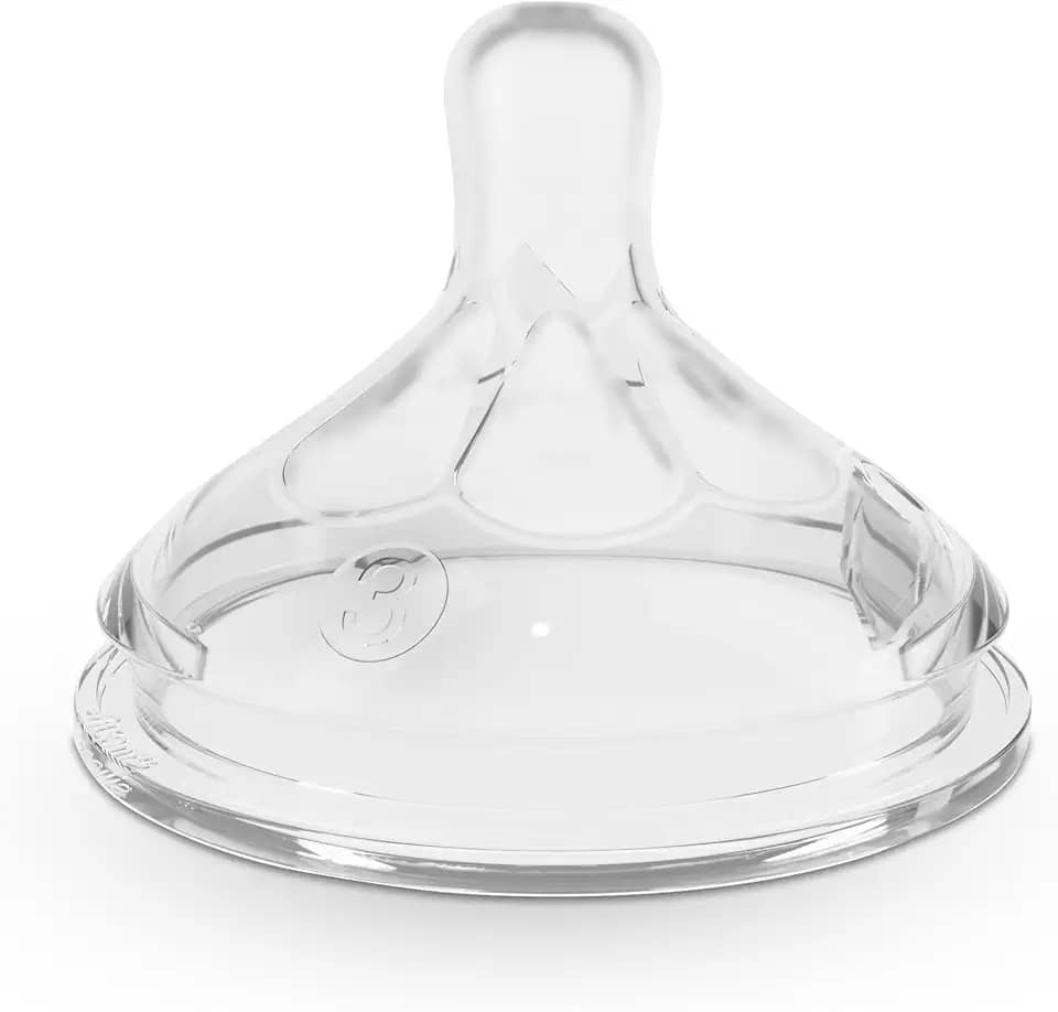 Lolly Bico de Mamadeira AureaFlow Fluxo Rápido 4m+ com 2 Unidades