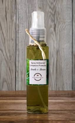 Spray Ambiental de Arruda e Alecrim para Proteção, 120ml