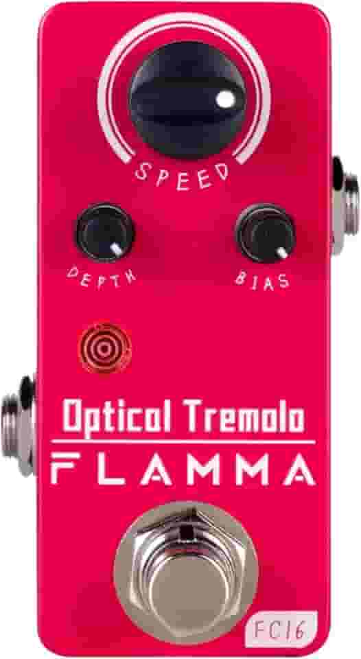 FLAMMA Fc16 Pedal De Efeitos Guitarra Tremolo Óptico Mini Portátil True Bypass