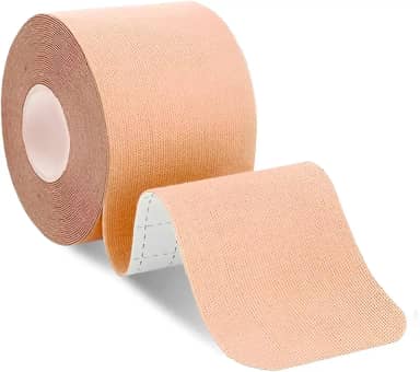 Kinésio Fita Bandagem Elástica Tape Adesiva Fisioterapia Recuperação Muscular Rolo 5 Metros Auxília em Lesões e Dores de Atividades Físicas Premium