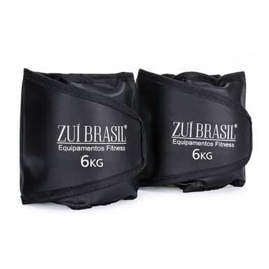 Caneleira 6kg Kit Funcional Peso Musculação Completo O Par - Tornozeleira Academia, Caneleira Academia, Caneleira Musculação, Treino Pernas