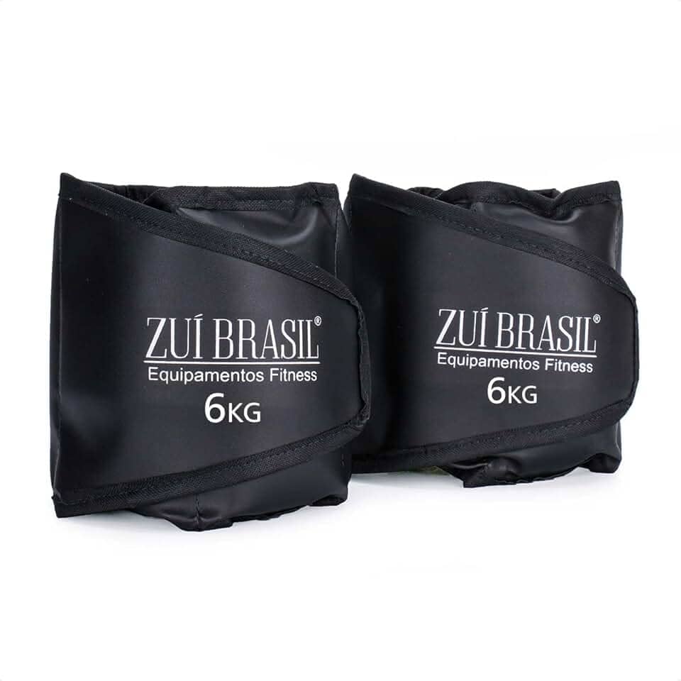 Caneleira 6kg Kit Funcional Peso Musculação Completo O Par - Tornozeleira Academia, Caneleira Academia, Caneleira Musculação, Treino Pernas