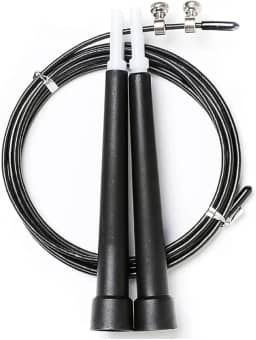 Corda de Pular de Aço Crossfit com Rolamento Profissional Sem Emaranhados 2,6 Metros