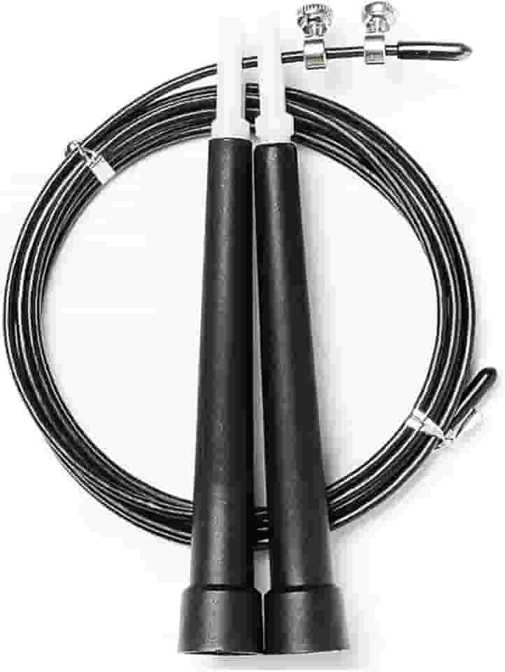 Corda de Pular de Aço Crossfit com Rolamento Profissional Sem Emaranhados 2,6 Metros