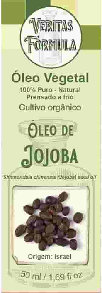 Óleo Vegetal de Jojoba Prensado a Frio – 100% Puro e Natural | Hidratação para Pele, Cabelos e Unhas | Vegano – 50ml | Origem Israel