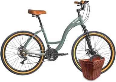 Kit Bicicleta BLITZ Aro 26 Cômodo Alumínio Urbana Sh 21V Freio a Disco + Cestinha e cadeado