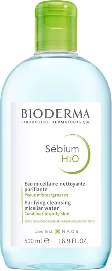 Sébium H2O Água Micelar Dermatológica Antioleosidade, Bioderma, 500 Ml