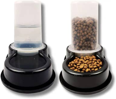 Comedouro e Bebedouro Automatico Para Cachorro Dupla Função Multiuso Caes Pequeno Porte 1,5L Kit 2 Unidades