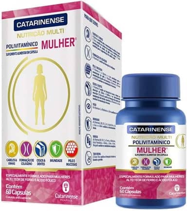 Catarinense Polivitamínico Mulher Cat Multi 60 Cps