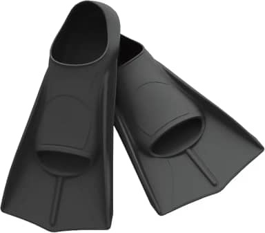 Pé De Pato Para Natação Adulto – Nadadeira Curta de Borracha Tamanhos M L XL Unissex