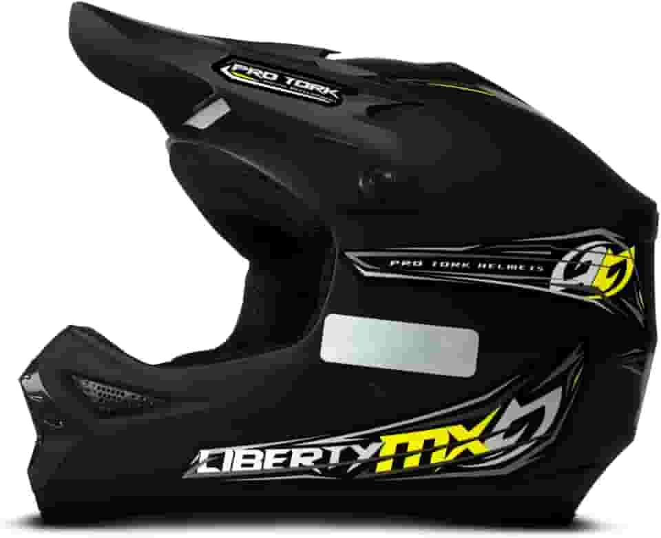 CAPACETE OFF ROAD PRO TORK LIBERTY MX PRO PRETO FOSCO TAM. 60