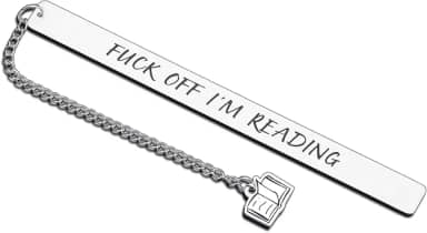 Presentes para amantes de livros para mulheres, itens essenciais de dormitório para meninas, cesta de Páscoa essencial para adultos, marcadores de livro engraçados, presentes para leitores, itens de