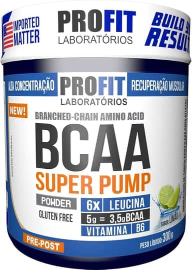 Profit Bcaa 6.1.1 Super Pump - Pote 300G - Limão