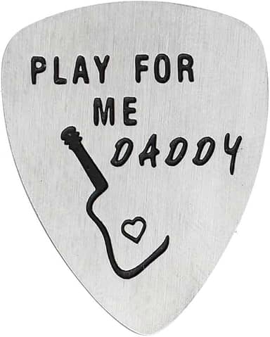 Presentes de pai para o dia dos pais, Natal, aniversário, da filha, filho, palheta de guitarra, presente para papai, pai