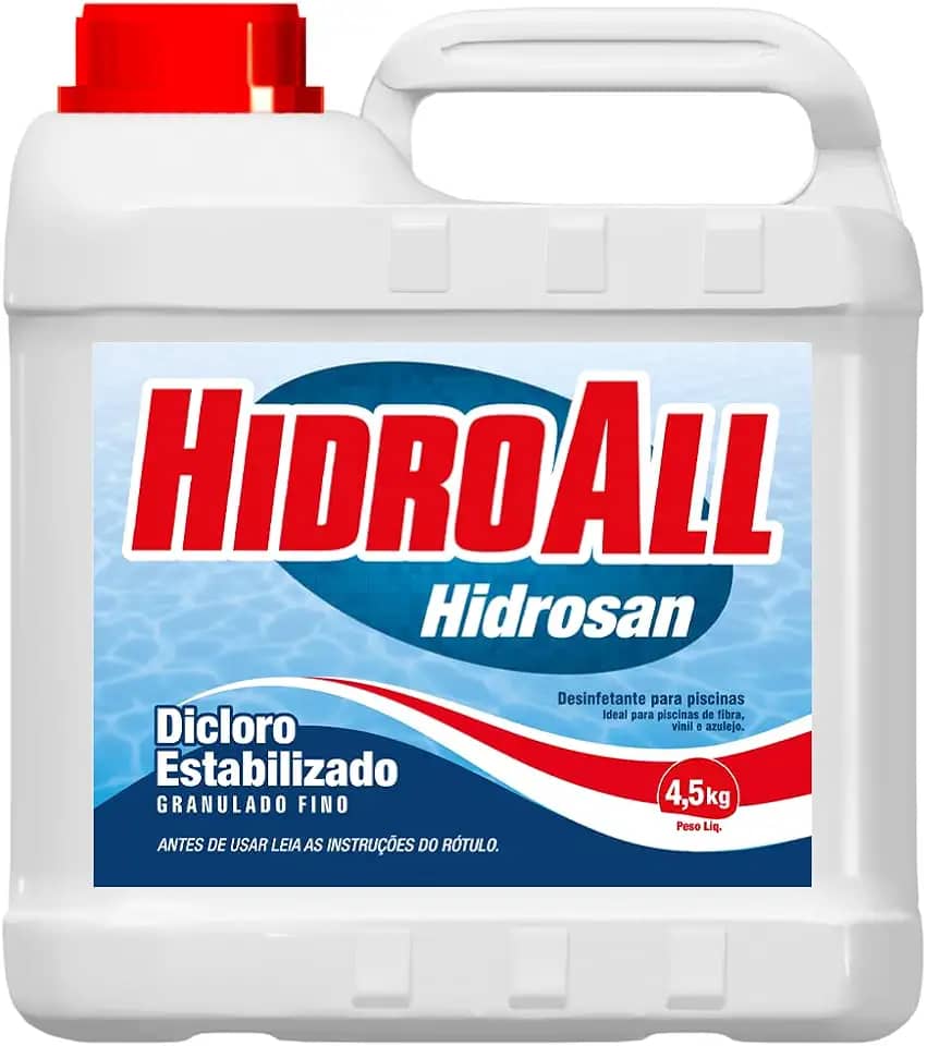 HidroAll Cloro para piscinas Hidrosan 4,5Kg