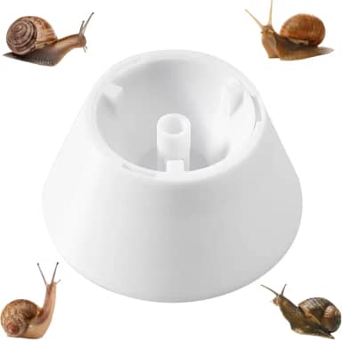 Swirge Captura de caracol de aquário, captura de caracol com impressão 3D para aquário de água doce, apanhador de caracóis pequenos para aquário, jardim