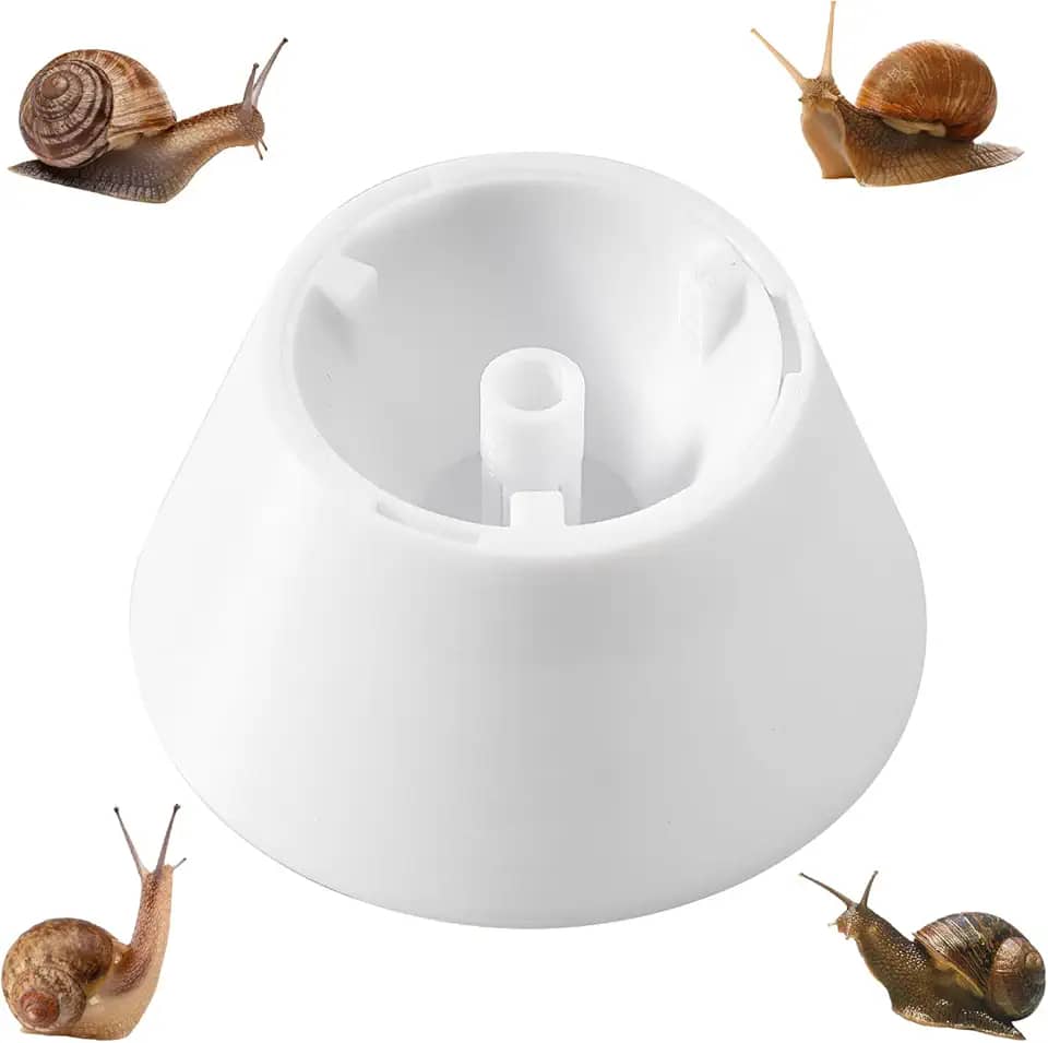 Swirge Captura de caracol de aquário, captura de caracol com impressão 3D para aquário de água doce, apanhador de caracóis pequenos para aquário, jardim