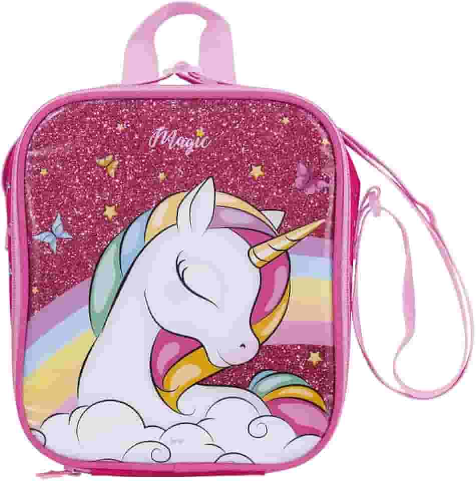 BRW Lancheira Termica Escolar Magic Unicornio Rosa