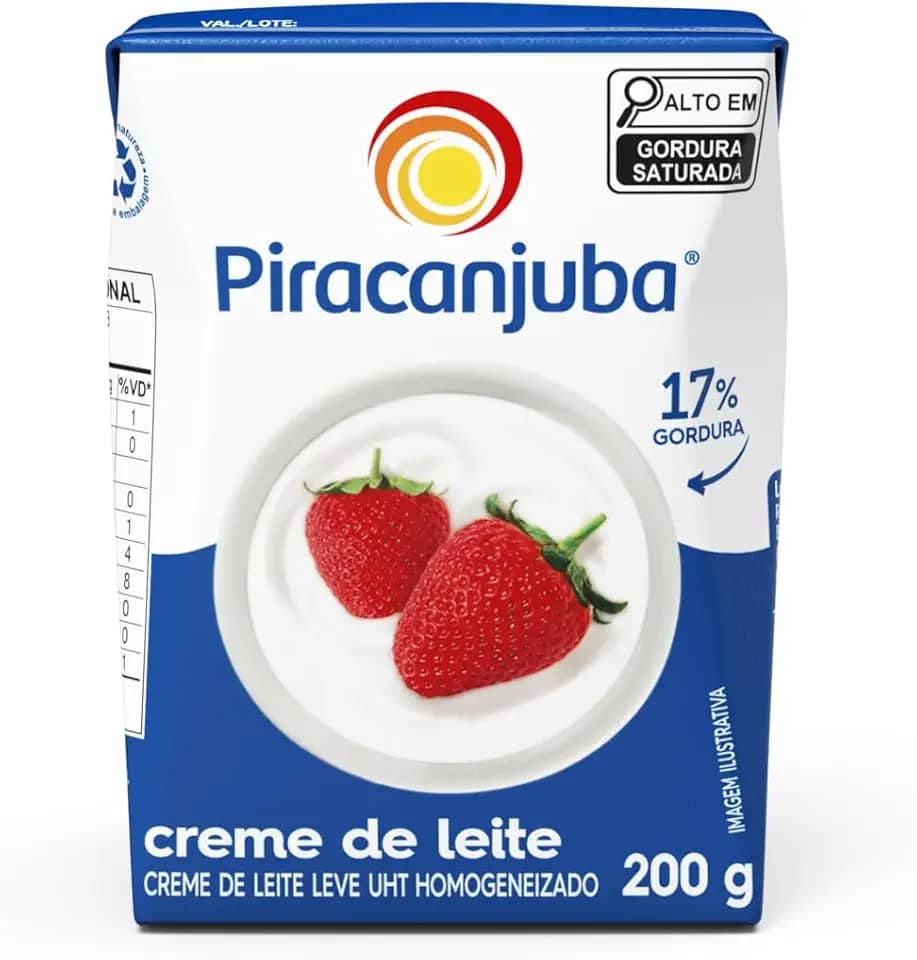 Piracanjuba - Creme de Leite, 200g, 1 unidade
