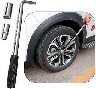 Chave de Roda Telescópica com Soquetes 17-23 Polegadas, Cabo Ergonômico, Acabamento Anticorrosivo