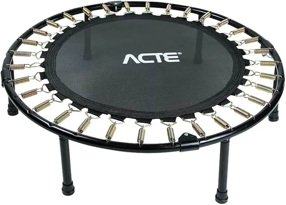 Acte, Jump Dobrável com 32 Molas E39- Preto e Bronze