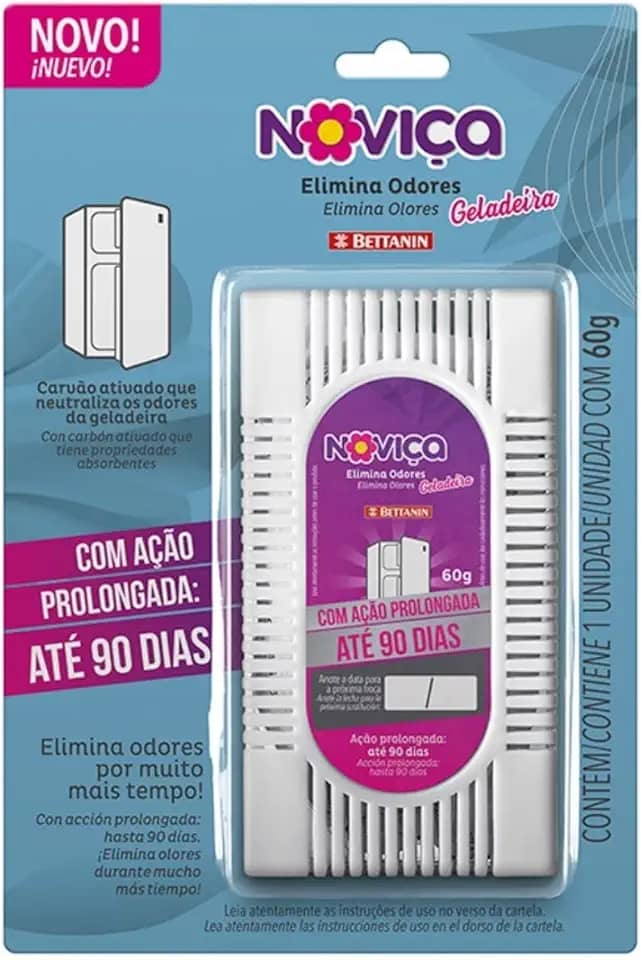 Noviça - Neutralizador de Odores da Geladeira e Freezer em Plástico, Bettanin