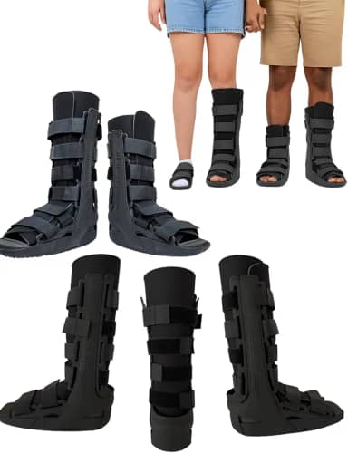 Bota Imobilizadora Ortopédica Pop Curta ou Longa Hidrolight Pé Tornozelo (Pequeno, Curta)