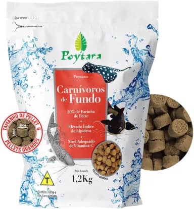 POYTARA - Ração Carnívoros de Fundo G 1,2kg (Bag)