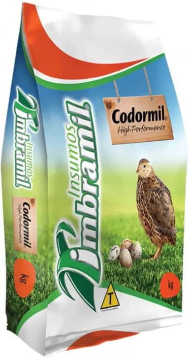 RAÇÃO CODORNA CODORMIL HIGH PERFORMANCE 5KG