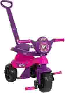 Triciclo Menina – Triciclo com Empurrador, Carrinho de Bebê, Andador Infantil, Quadriciclo Menino e Carrinho de Passeio com Pedal – Seguro e Divertido!