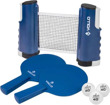 Kit Ping-Pong Vollo 2Raquete+3Bolas+Suporte/Rede VT810-R Unissex