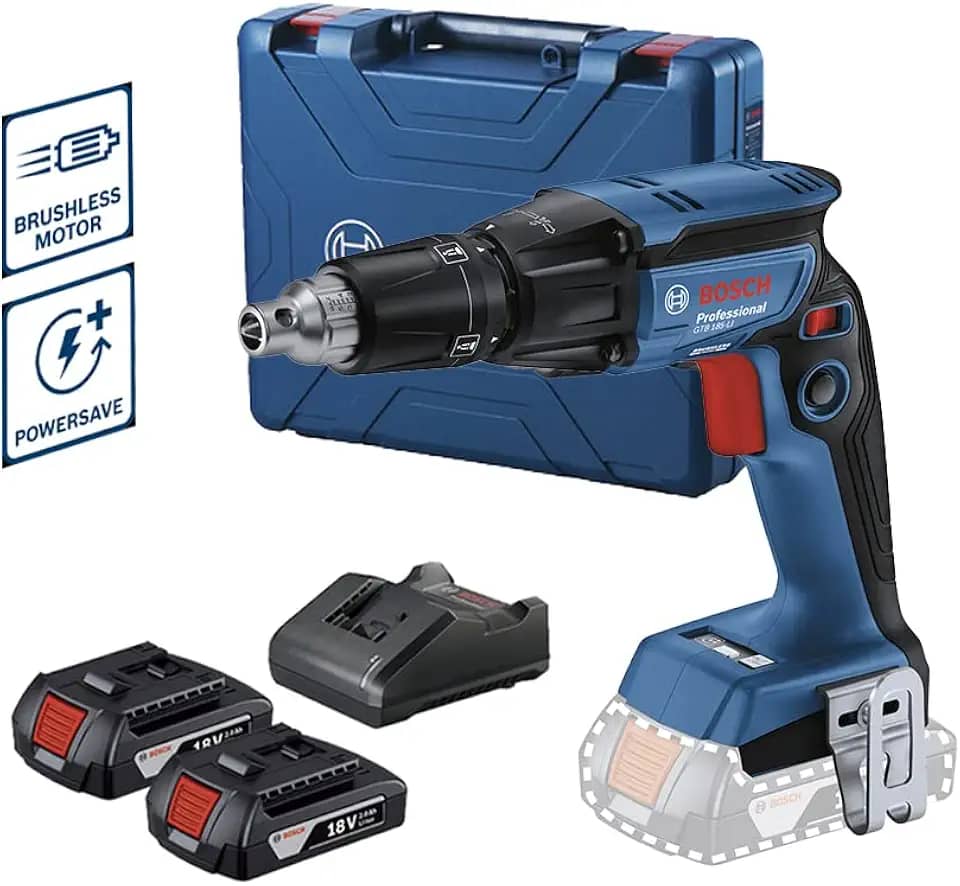 Bosch Parafusadeira para Drywall GTB 185-LI, 18V, 2 baterias e maleta