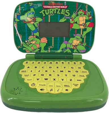 Candide, Laptop Infantil, Tartarugas Ninja, Brinquedo Educativo - Bilíngue