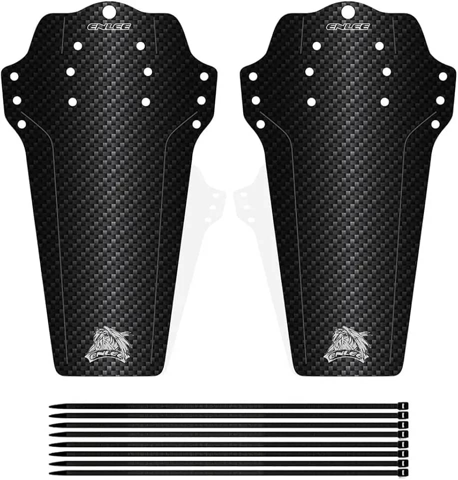 1 par de para-lamas de bicicleta Mountian dianteiro e traseiro, conjunto de guarda-lamas de bicicleta de montanha para MTB, bicicleta de estrada serve para 650B 50,8 cm 69,8 cm 73,6 cm