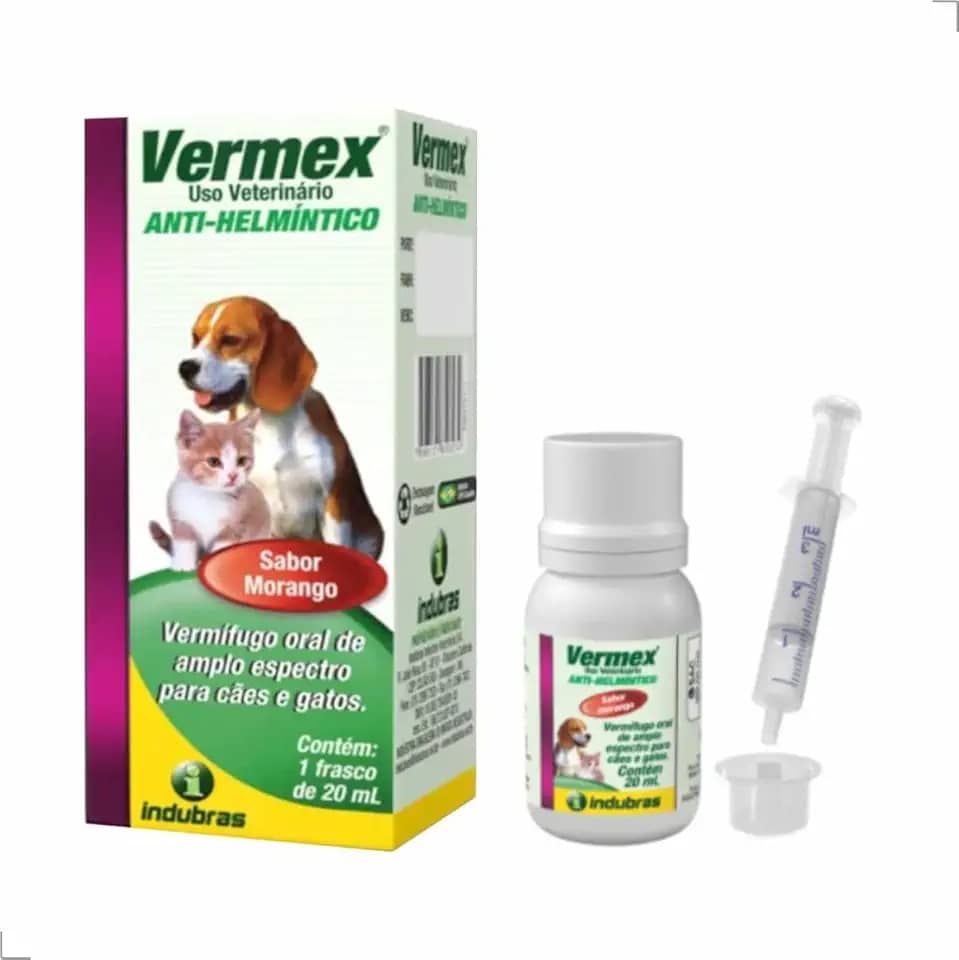 Parasitas internos em Gatos 20ml