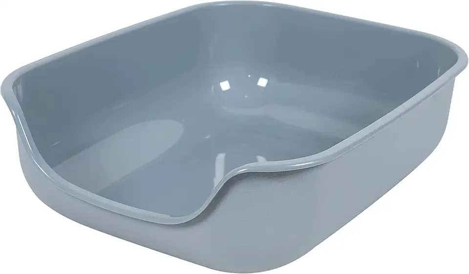 Pet Games Caixona De Areia Cinza - Bandeja Higiênica Para Gatos Tamanho:Extra Grande